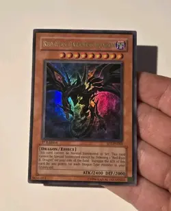 Yugioh Red-Eyes Darkness Dragon SD1-EN001 1st Edition Ultra Rare LP - Image 3