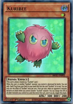 Kuribee BROL-EN002 Ultra Rare Brothers of Legend Yu-Gi-Oh Near Mint - Image 1