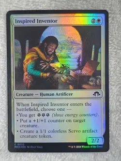 MTG Inspired Inventor FOIL Modern Horizons 3 (MH3) #32 Magic Card NM - Image 1