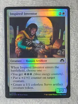MTG Inspired Inventor FOIL Modern Horizons 3 (MH3) #32 Magic Card NM - Image 2