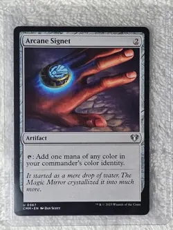 MTG Arcane Signet - Commander Masters #367 Magic Gathering Card U NM - Image 4