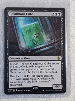 MTG Gelatinous Cube #105 Adventures in the Forgotten Realms Card Rare NM - Image 5