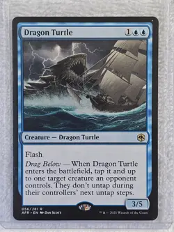 MTG Dragon Turtle Adventures in the Forgotten Realms #56 Card Rare NM - Image 5