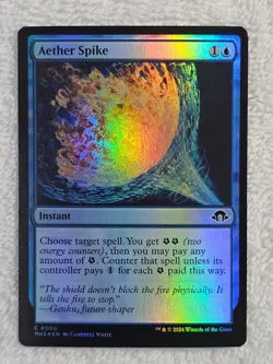 MTG Aether Spike FOIL Modern Horizons 3 (MH3) #50 Magic Gathering Card NM - Image 2