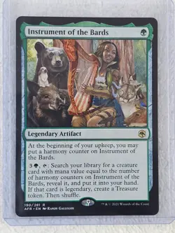 MTG Instrument of the Bards - Adventures in the Forgotten Realms # 190 Rare NM - Image 5