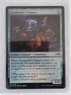 MTG Dramatist's Puppet FOIL #244 Kamigawa Neon Dynasty Magic Card NM - Image 5