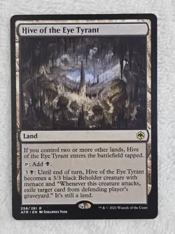 MTG Hive of the Eye Tyrant Adventures in the Forgotten Realms #258 Card Rare NM - Image 1