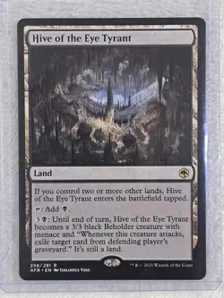 MTG Hive of the Eye Tyrant Adventures in the Forgotten Realms #258 Card Rare NM - Image 4