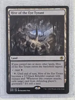 MTG Hive of the Eye Tyrant Adventures in the Forgotten Realms #258 Card Rare NM - Image 5