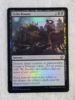 MTG Grim Bounty FOIL #106 Adventures in the Forgotten Realms Card NM - Image 2