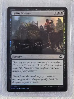 MTG Grim Bounty FOIL #106 Adventures in the Forgotten Realms Card NM - Image 4