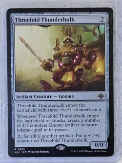 MTG Threefold Thunderhulk The Lost Caverns of Ixalan #265 Card Rare NM - Image 5