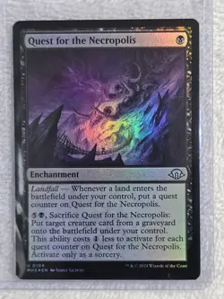 MTG Quest for the Necropolis FOIL Modern Horizons 3 (MH3) #104 Magic Card U NM - Image 4