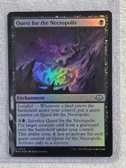 MTG Quest for the Necropolis FOIL Modern Horizons 3 (MH3) #104 Magic Card U NM - Image 5
