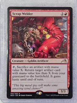 MTG Scrap Welder #159 Kamigawa Neon Dynasty Magic Gathering Card Rare NM - Image 4