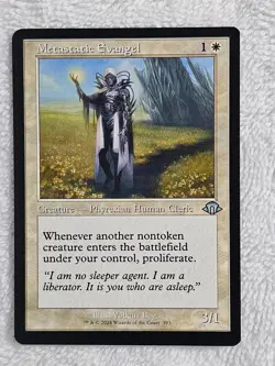 MTG Metastatic Evangel Retro Frame Modern Horizons 3 (MH3) #393 Magic Card U NM - Image 1