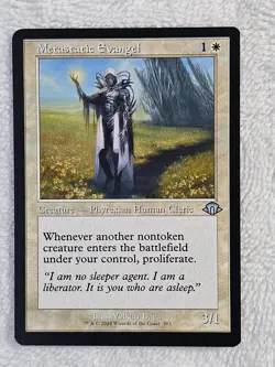 MTG Metastatic Evangel Retro Frame Modern Horizons 3 (MH3) #393 Magic Card U NM - Image 2