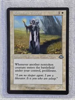 MTG Metastatic Evangel Retro Frame Modern Horizons 3 (MH3) #393 Magic Card U NM - Image 5
