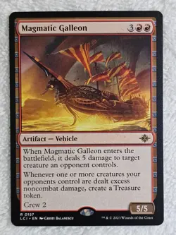 MTG Magmatic Galleon - The Lost Caverns of Ixalan #157 Magic Card Rare NM - Image 1