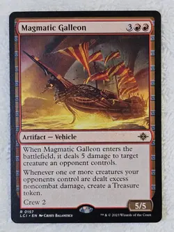 MTG Magmatic Galleon - The Lost Caverns of Ixalan #157 Magic Card Rare NM - Image 2