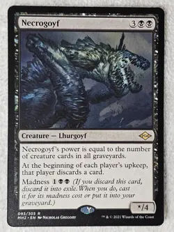 MTG Necrogoyf #93 Modern Horizons 2 2021 Magic Gathering Card Rare NM - Image 2
