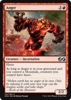 1x Anger NM-Mint, English Ultimate Masters MTG Magic - Image 1
