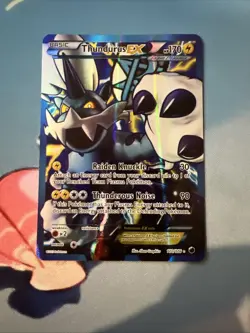 Pokemon TCG - Thundurus EX Full Art Plasma Freeze BW 110/116 - Image 1