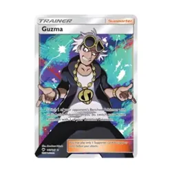 Pokemon Pokemon Sun & Moon - Burning Shadow Guzma (Full Art) (UR) #143 (Ho NM - Image 1
