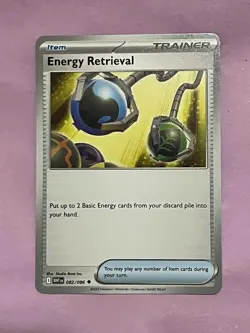4x Energy Retrieval 082/086 x4 - White Flare - Pokemon Playset - Image 1
