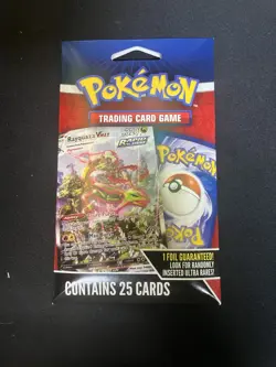 POKEMON TCG, RAYQUAZA V MAX 1 FOIL CARD GUARANTEED, 25 CARDS, (OBP) - Image 2