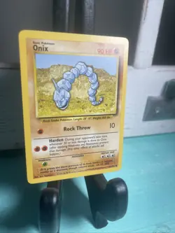 Onix 56/102 Base Set Unlimited Common WOTC Pokemon Vintage - Image 2