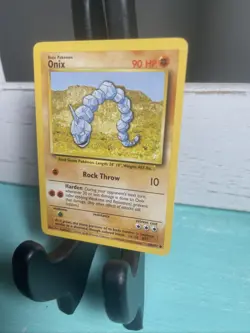 Onix 56/102 Base Set Unlimited Common WOTC Pokemon Vintage - Image 3