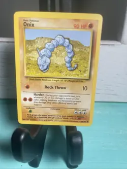 Onix 56/102 Base Set Unlimited Common WOTC Pokemon Vintage - Image 4