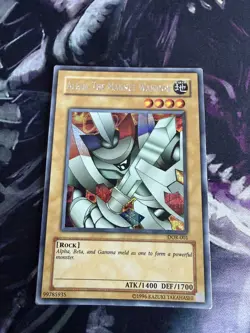 Yu-Gi-Oh Magnet Warrior Trio DOR Secret Rare Alpha Beta Gamma - Vintage - Image 2