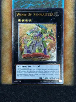 Yugioh Wind-Up Zenmaister GENF-EN042 Ultimate Rare LP - Image 1