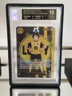 Monkey D Luffy ST13-003 BVB ONE PIECE Matchday Promo EN BGS 10 Black Label - Image 1