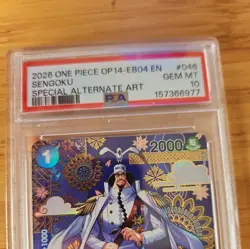 2026 ONE PIECE OP14-EB04 SENGOKU SPECIAL ALTERNATE ART PSA 10 - Image 2