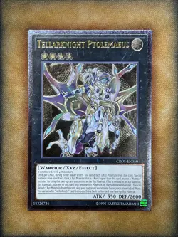 Yugioh Tellarknight Ptolemaeus CROS-EN050 Ultimate Rare NM - Image 1