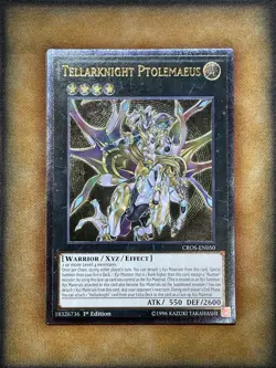 Yugioh Tellarknight Ptolemaeus CROS-EN050 Ultimate Rare 1st Ed NM - Image 1