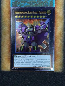 Yugioh Superdimensional Robot Galaxy Destroyer REDU-EN044 Ultimate Rare LP - Image 1
