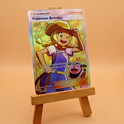 Pokemon Breeder - 73/73 - Shining Legends- Pokemon TCG Card NM Full Art Rare - Image 1