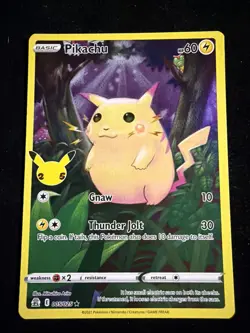 Pokemon Pikachu TCG Celebrations Card 5/25 Holographic Near Mint Condition - Image 1