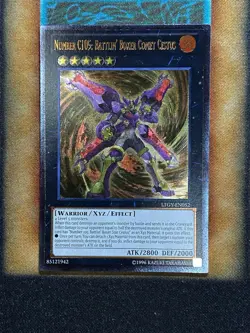 Yugioh Number C105: Battlin’ Boxer Comet Cestus LTGY-EN052 Ultimate Rare NM - Image 1
