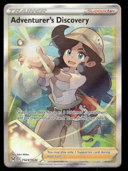 Pokemon Cards Adventurer's Discovery TG23/TG30 Lost Origin Trainer Gallery NM - Image 1