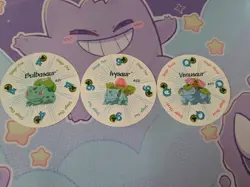 1999 Pokemon Rummy Cards Bulbasaur, Ivysaur, And Venusaur - Image 1