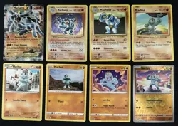 Pokemon TCG Machop, Machoke, & Machamp Lot: 8 Card Collection Set - Image 1