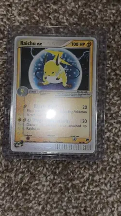 Pokemon TCG Raichu EX Sandstorm Holo Card 98/100 Ultra Rare NM Condition - Image 2