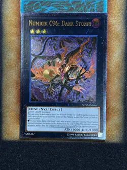 Yugioh Number C96: Dark Storm SHSP-EN046 Ultimate Rare NM - Image 1