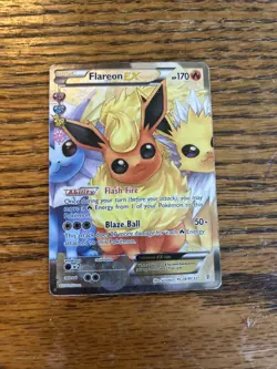 Pokemon Flareon EX Full Art Holo Card RC28-32 Generations Radiant Collection - Image 1