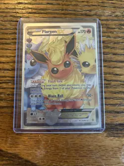 Pokemon Flareon EX Full Art Holo Card RC28-32 Generations Radiant Collection - Image 3